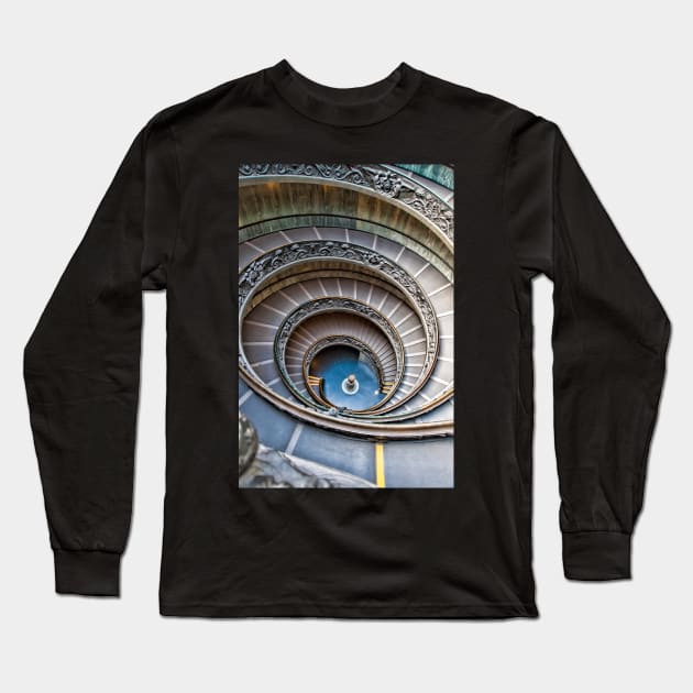 Vatican Stairs Long Sleeve T-Shirt by randymir